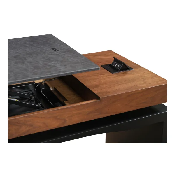 Amish Smart Desk with Adjustable Height Lift Top Amish Smart Desk with Adjustable Height Lift Top